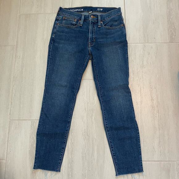 J.Crew Toothpick Jeans Blue 27P - Picture 1 of 9